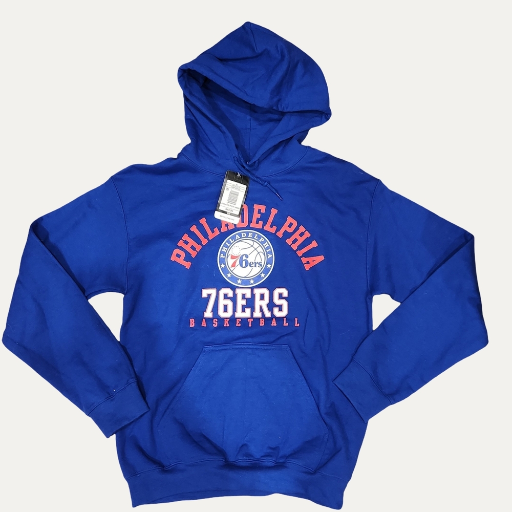 NBA Royal Blue Philadelphia 76ers Crewneck Sweatshirt NWT